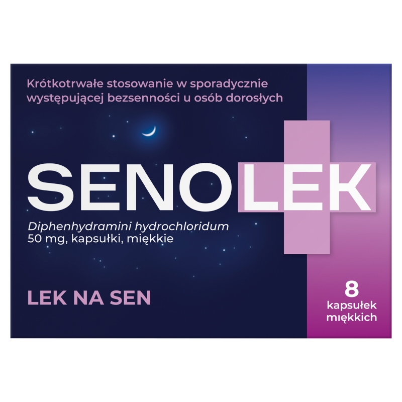 Senolek 50 mg 8 kapsułek miękkich