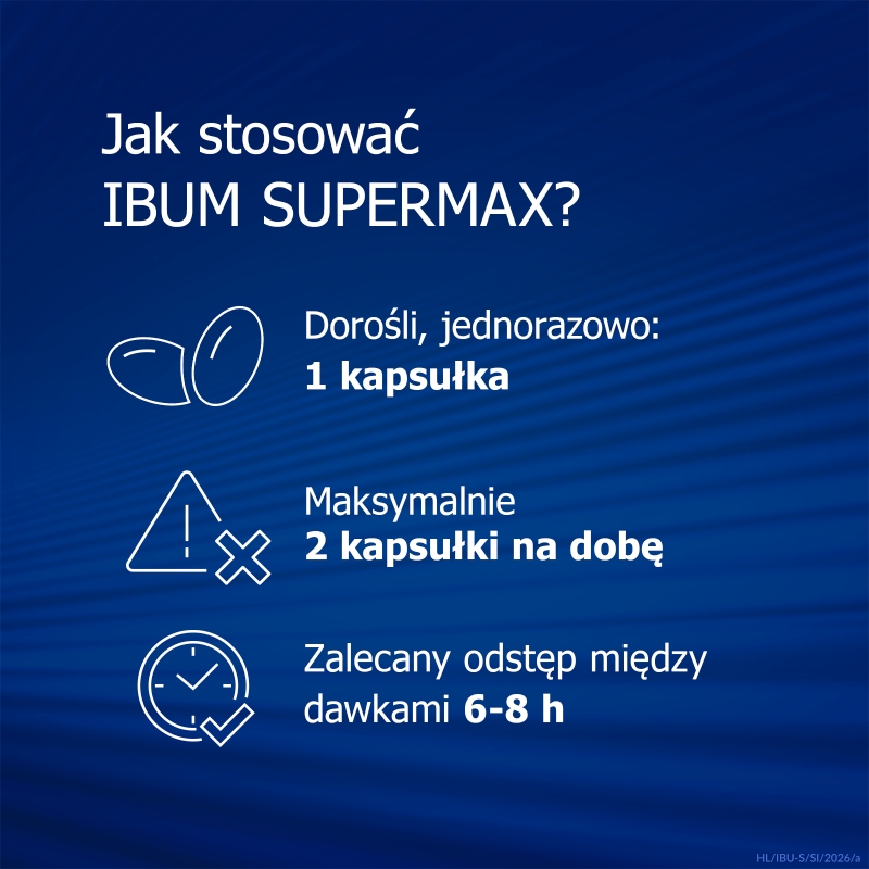 Ibum Supermax 600 mg, 20 kapsułek