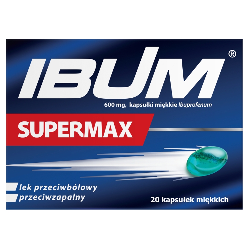 Ibum Supermax 600 mg 20 kapsułek