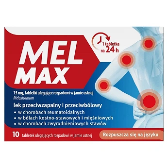 Mel Max 15 mg, 10 tabletek