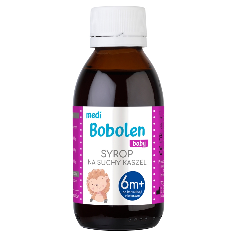Bobolen, syrop na suchy kaszel, 115 ml