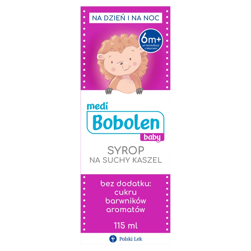Bobolen, syrop na suchy kaszel, 115 ml