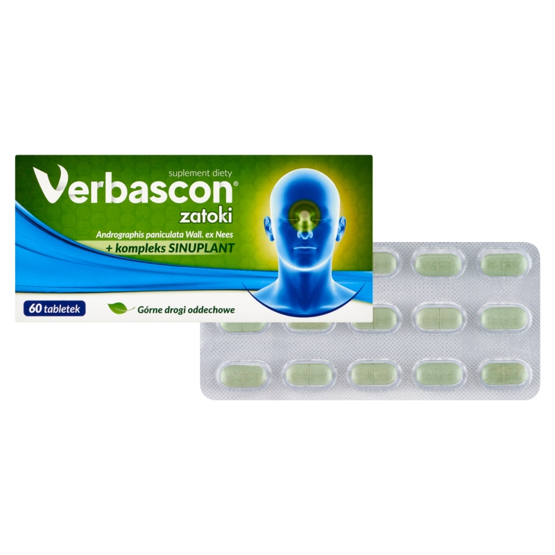 Verbascon Zatoki, 60 tabletek
