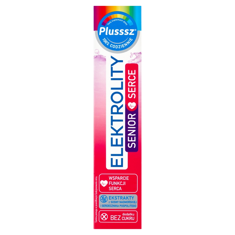 Plusssz Elektrolity Senior Serce 24 tabletki musujące