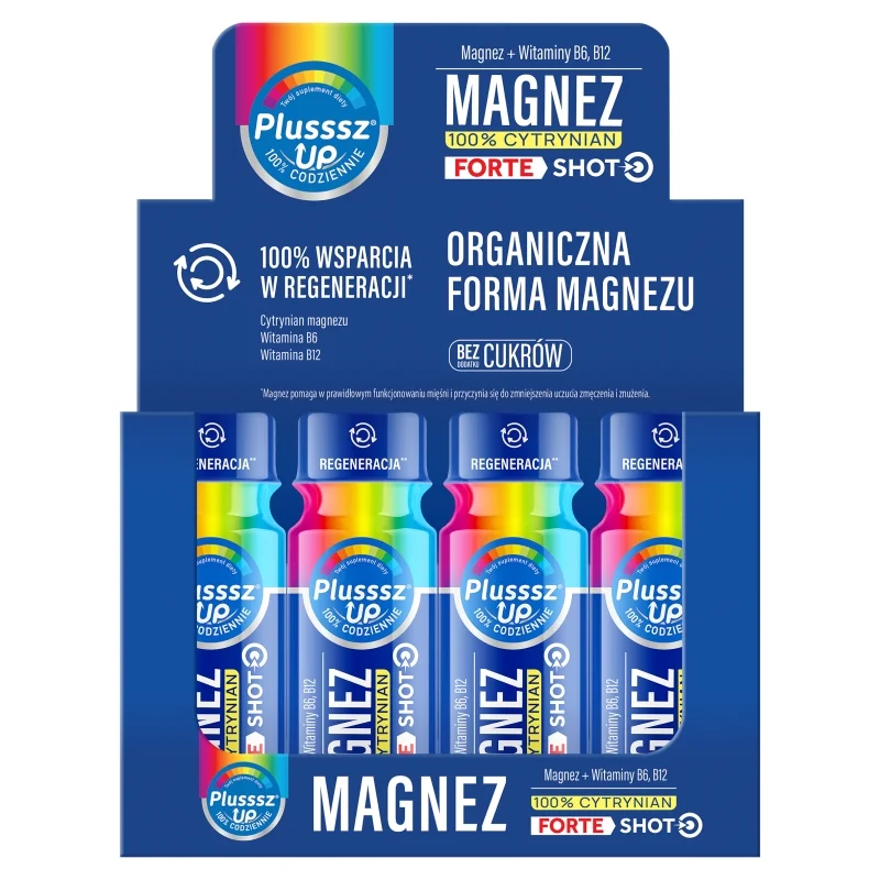 Plusssz Up Magnez 100% Cytrynian Forte shot, 50 ml