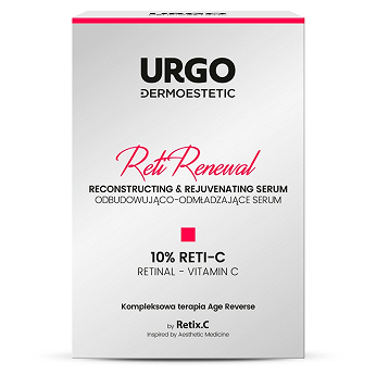URGO DERMOESTETIC Reti Renewal, serum odbudowująco-odmładzające, 30 ml KRÓTKA DATA 30.11.2025