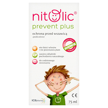 Pipi NITOLIC Prevent Plus Ochrona, spray chroniący przed wszawicą, 75 ml
