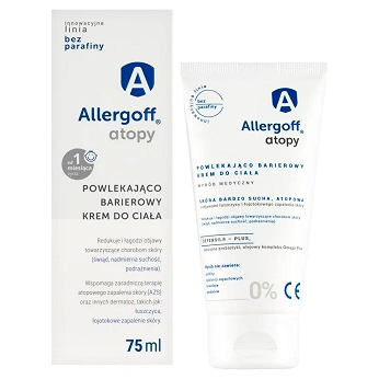 Allergoff, powlekający barierowy krem do ciała, 75 ml