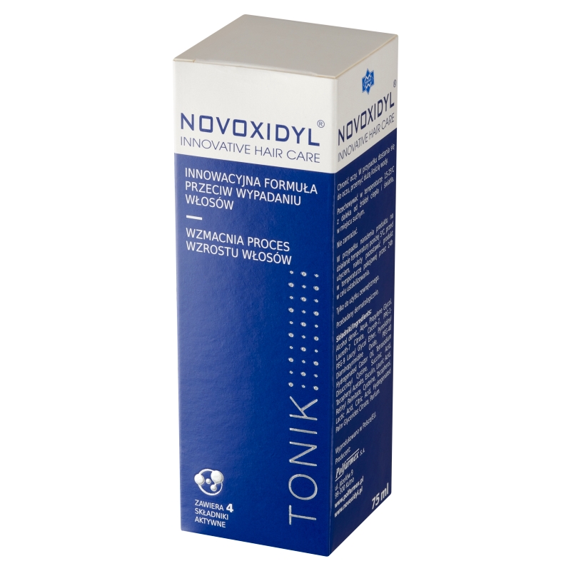 Novoxidyl, tonik przeciw wypadaniu włosów, 75 ml