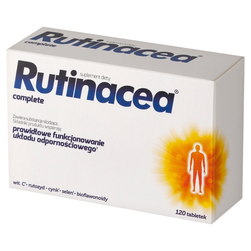Rutinacea Complete, tabletki ze składnikami wspomagającymi odporność, 90 szt. + 30 szt. gratis