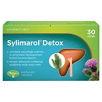 Sylimarol Detox kapsułki ze składnikami wspomagającymi wątrobę w detoksykacji organizmu, 30 szt.