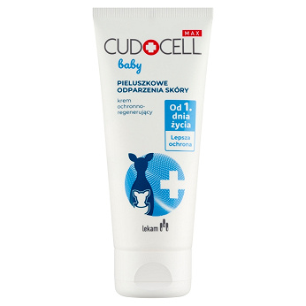 CUDOCELL MAX Baby, krem ochronno-regenerujący na pieluszkowe odparzenia, 40 g