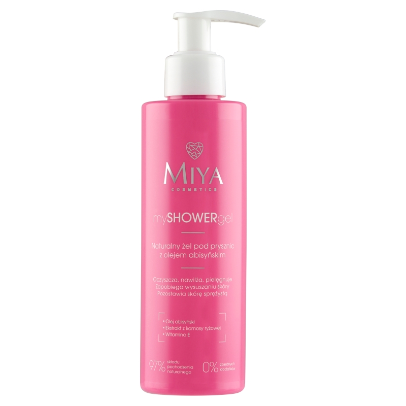 Miya mySHOWERgel, żel pod prysznic z olejem abisyńskim, 190 ml