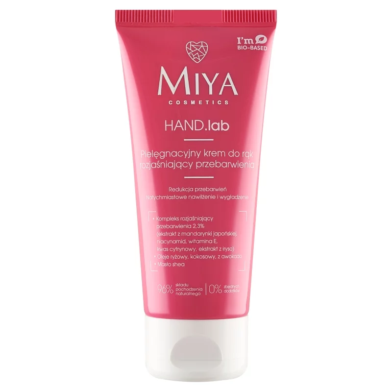 KANANI EUROPE MIYA Hand.lab, Pielęgnacyjny krem do rąk, 60 ml — Składniki i ocena