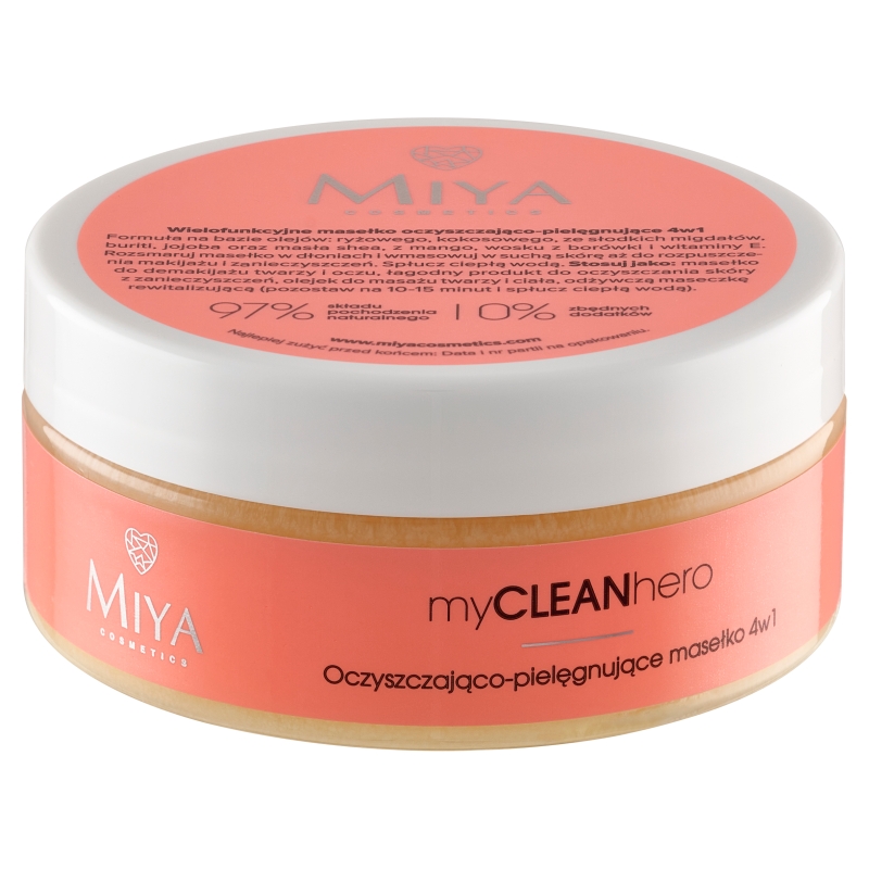 MIYA myCleanhero, Oczyszczająco-pielęgnujące masełko 4w1, 70g