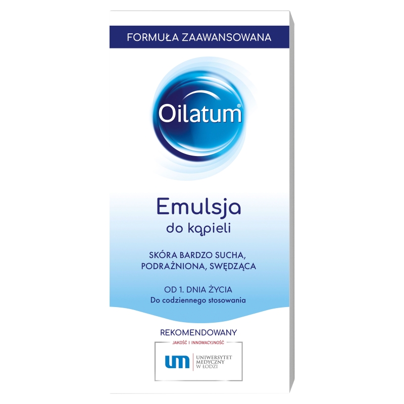 Oilatum Formuła Zaawansowana emulsja do kąpieli do bardzo suchej skóry, 400 ml