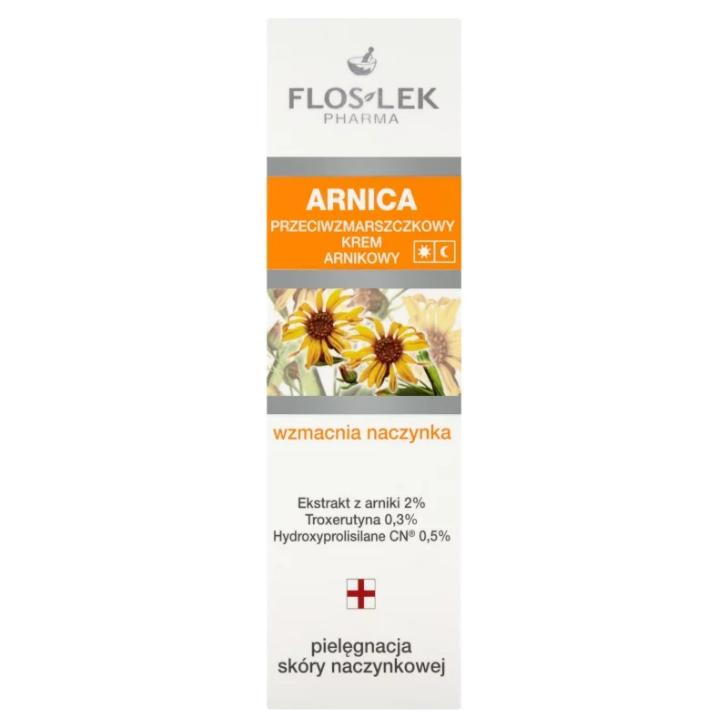 FLOSLEK Flos-Lek, krem arnikowy, przeciwzmarszczkowy, 50 ml — Inhaltsstoffe i ocena