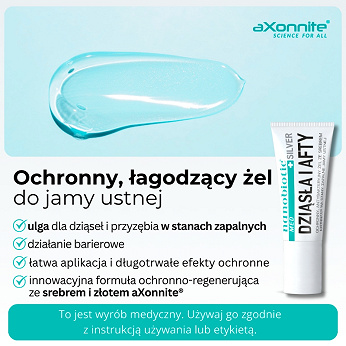 Nanobiotic MED Silver Dziąsła i Afty, żel na stany zapalne jamy ustnej, 15 ml