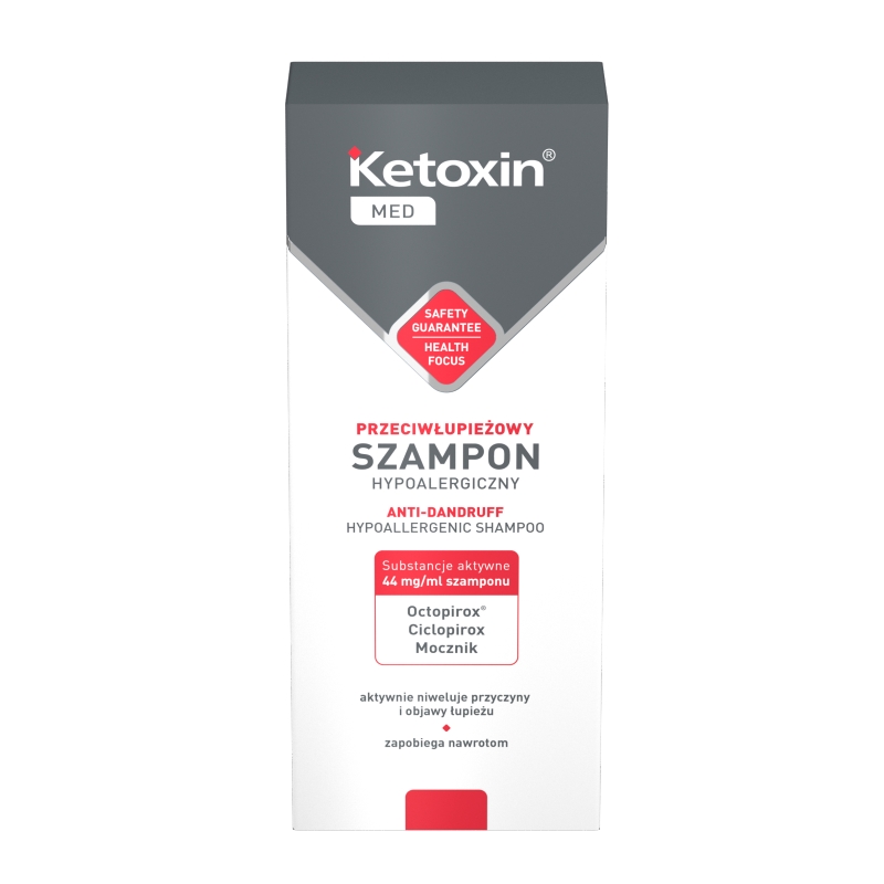Ketoxin Med, szampon przeciwłupieżowy hypoalergiczny, 200 ml
