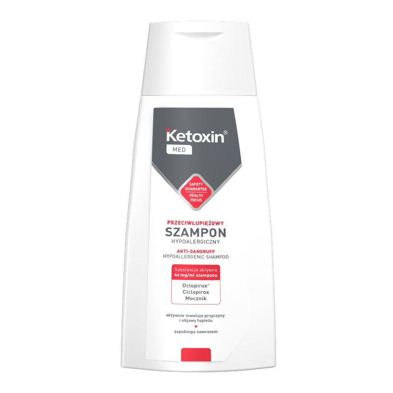 Ketoxin Med, szampon przeciwłupieżowy hypoalergiczny, 200 ml
