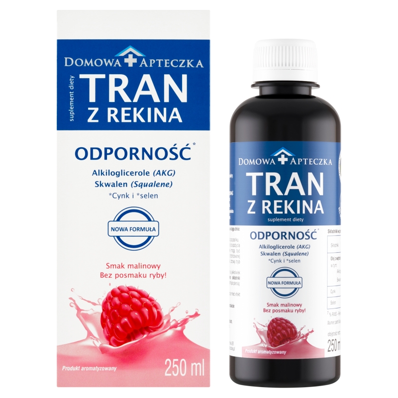 Domowa Apteczka, Tran z rekina o smaku malinowym 250ml