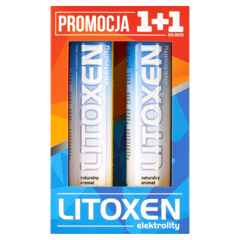 Litoxen Elektrolity, zestaw: tabletki musujące z elektrolitami, 2 x 20 szt.