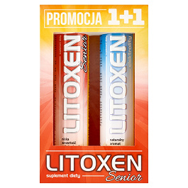 Litoxen Senior zestaw: tabletki musujące Senior 20 szt. + Litoxen Elektrolity – 20 szt.