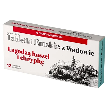 Tabletki Emskie Z Wadowic, 12 tabletek