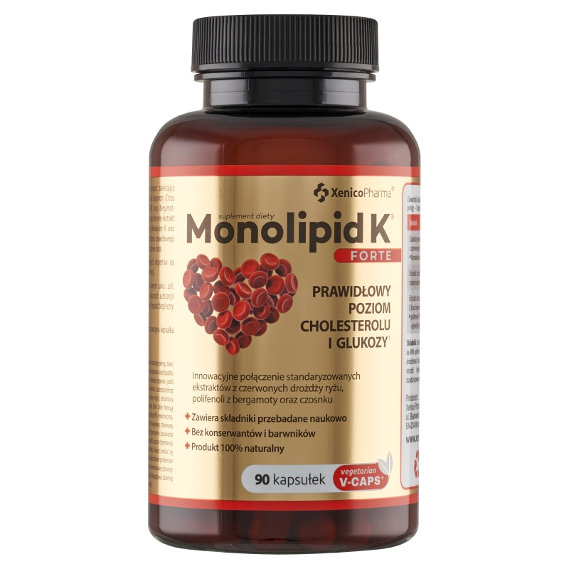 Monolipid K Forte, 90 kapsułek