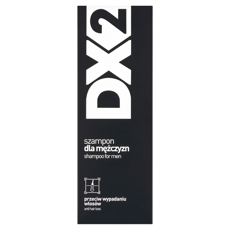 DX2 Szampon do włosów skłonnych do wypadania  odbudowujący cebulki oraz wzmacniający słabe włosy dla mężczyzn, 150 ml