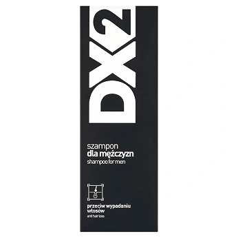 DX2 Szampon do włosów skłonnych do wypadania, odbudowujący cebulki oraz wzmacniający słabe włosy dla mężczyzn, 150 ml