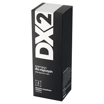 DX2 Szampon do włosów skłonnych do wypadania, odbudowujący cebulki oraz wzmacniający słabe włosy dla mężczyzn, 150 ml