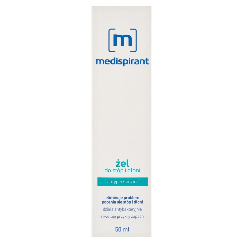 Medispirant żel na nadmierną potliwość stóp i dłoni, 50 ml