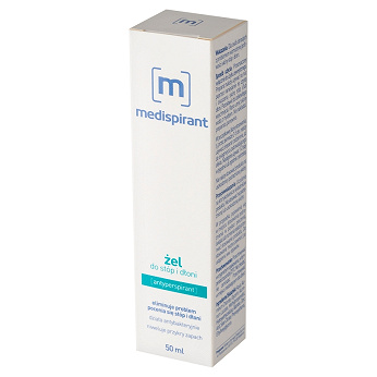 Medispirant, żel na nadmierną potliwość stóp i dłoni, 50 ml