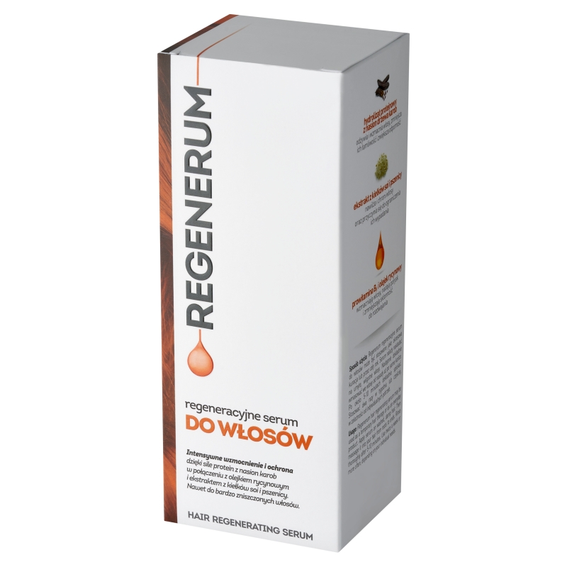 Regenerum regeneracyjne serum do włosów, odżywka do nawet bardzo suchych, słabych lub zniszczonych włosów, 125 ml