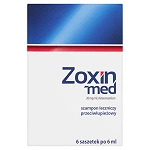 Zoxin-med szampon leczniczy przeciwłupieżowy, 6 sasz. x 6 ml