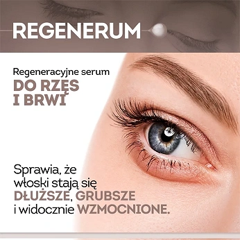 Regenerum regeneracyjne serum do rzęs i brwi, w formie eyelinera i szczoteczki, 4 ml +7 ml