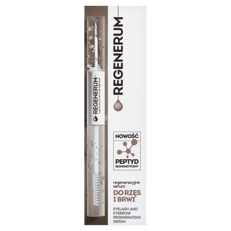 Regenerum regeneracyjne serum do rzęs i brwi  w formie eyelinera i szczoteczki, 4 ml +7 ml