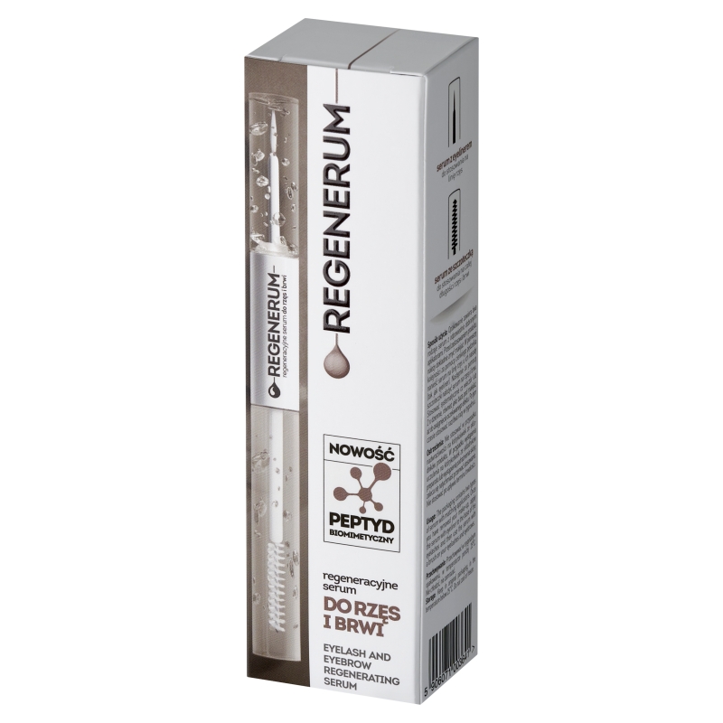 Regenerum regeneracyjne serum do rzęs i brwi,  w formie eyelinera i szczoteczki, 4 ml +7 ml