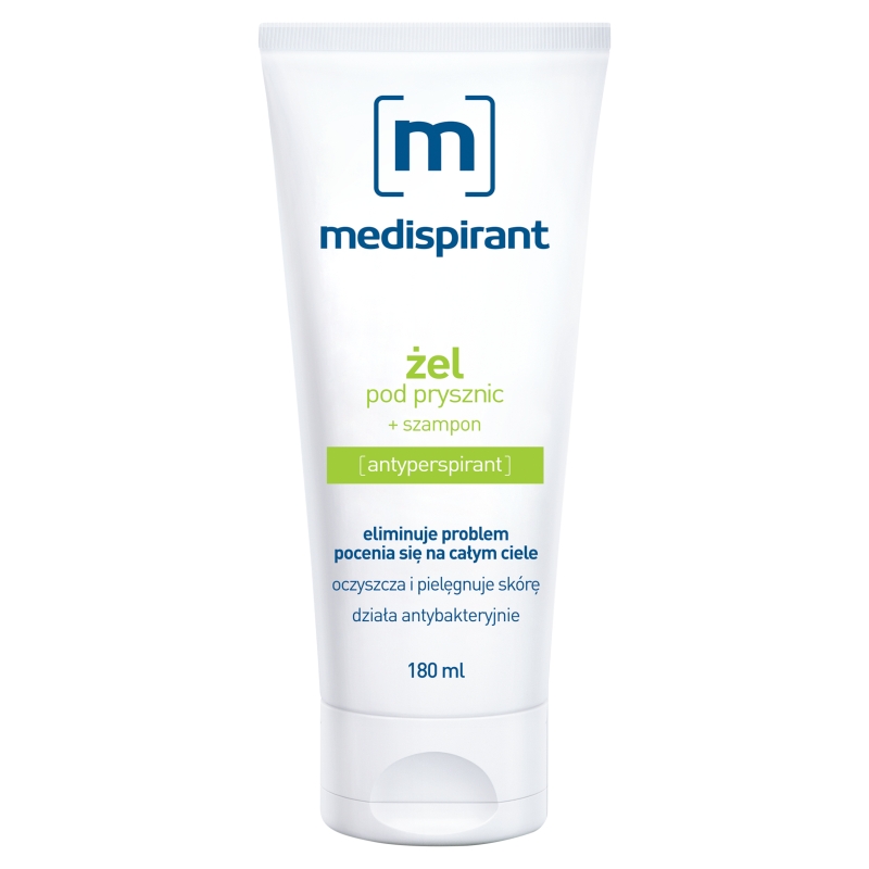 Medispirant, żel pod prysznic na nadmierną potliwość całego ciała, 180 ml