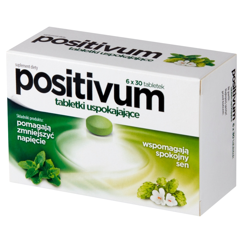 Positivum, tabletki ze składnikami wspomagającymi spokojny, 180 szt.