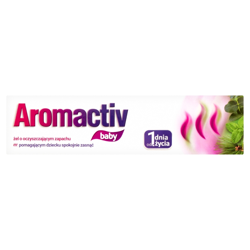Aromactiv baby żel ułatwiający oddychanie łagodzący katar i gorączkę od 1 dnia życia, tuba 20 g KRÓTKA DATA 30.06.2026