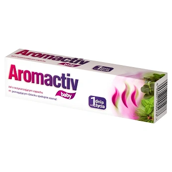 Aromactiv baby, żel ułatwiający oddychanie łagodzący katar i gorączkę od 1 dnia życia, tuba 20 g