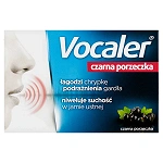Vocaler czarna porzeczka pastylki do ssania na chrypkę i suchość w gardle, 12 szt.