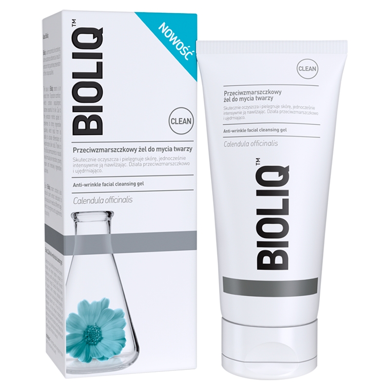 Bioliq Clean, przeciwzmarszczowy żel do mycia twarzy, 125 ml
