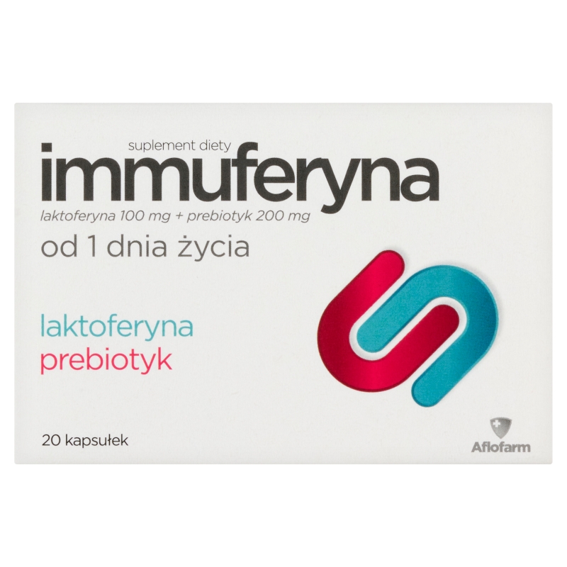 Immuferyna kapsułki ze składnikami wzmacniającymi odporność, 20 szt.