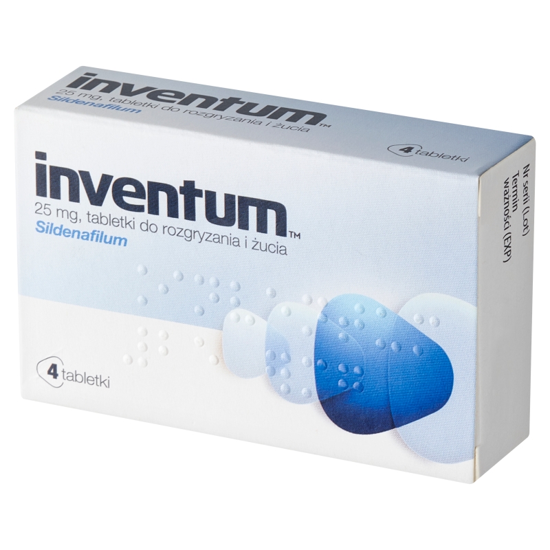 Inventum, tabletki na zaburzenia erekcji, 4 szt.