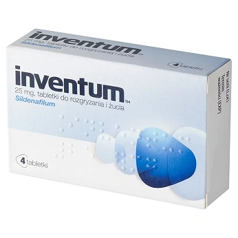 Inventum, tabletki na zaburzenia erekcji, 4 szt.