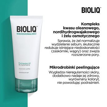 Bioliq Specialist, żel peelingujący do mycia twarzy, 125 ml