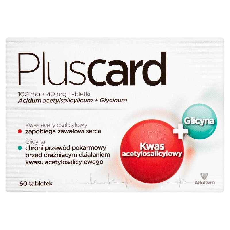 Pluscard, tabletki zapobiegające zawałowi mięśnia sercowego, 60 szt.